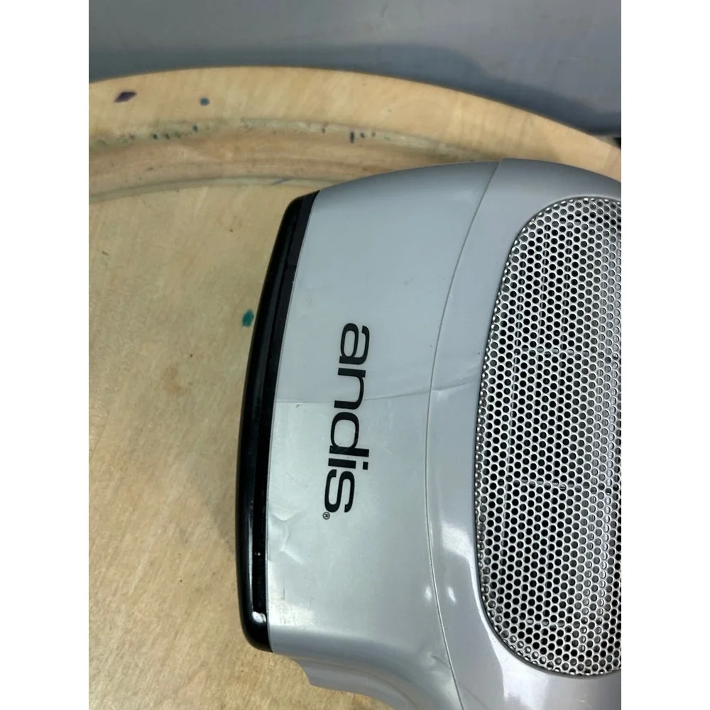 Andis Handheld Hair Dryer Silver Dual Voltage 125V 250V Travel Styling‎ Tool
